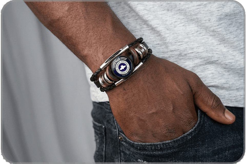 Leather NFC Wristband - Image 2