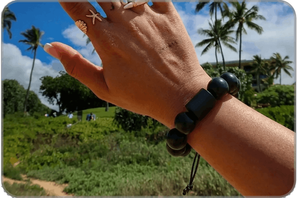 Premium Wooden NFC Wristband - Image 3