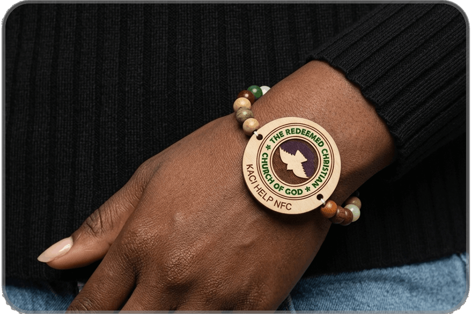 Wooden NFC Wristband - Image 2