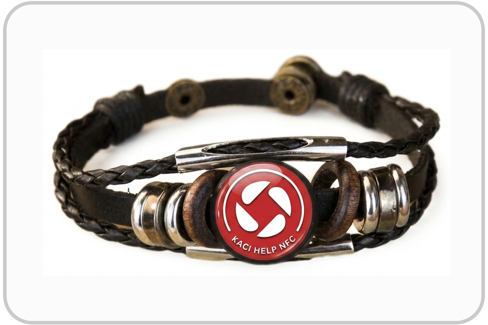 Leather NFC Wristband - KHLNW04